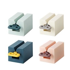 4Pcs Plastic Tube Squeezer Dispenser for Bathroom Assorted Color Durable Use