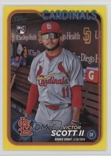 2024 Topps Update Rookie Debut Yellow Victor Scott II #US77 1hu6