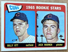 Click to enlarge Cubs 1965 Rookie Stars (Billy Ott / Jack Warner)