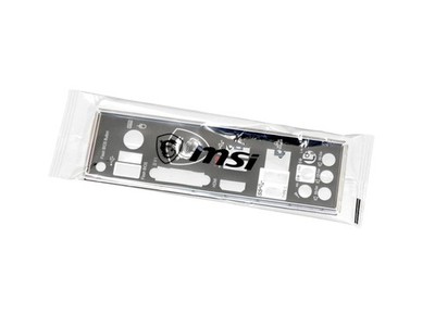 MSI B450 Tomahawk MAX original I/O Blende schwarz