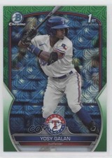 2023 Bowman Chrome Prospects Mega Box Green Mojo Refractor 96/99 Yosy Galan 05nu