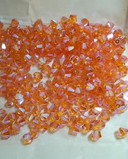 Swarovski 5328 6mm bicone beads, Sun AB2X 12pcs