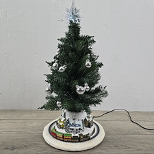 2017 Bradford Exchange Thomas Kinkade Holiday Sparkle Color Changing Motion Tree