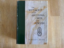 The Septuagint with Apocrypha, Greek, English, Sir Lancelot Brenton, Bible Study