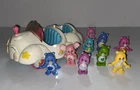 Lot Of Vintage 1983 Kenner Care Bears Cloud Car & 9 TCFC Figures -Cake Toppers-