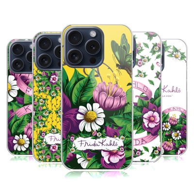 OFFICIAL FRIDA KAHLO PURPLE FLORALS HARD BACK CASE FOR APPLE iPHONE PHONES