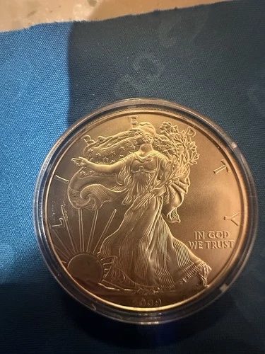 U.S. Mint American Eagle 2009 1 oz 0.999 Fine Silver Bullion Coin Uncertified