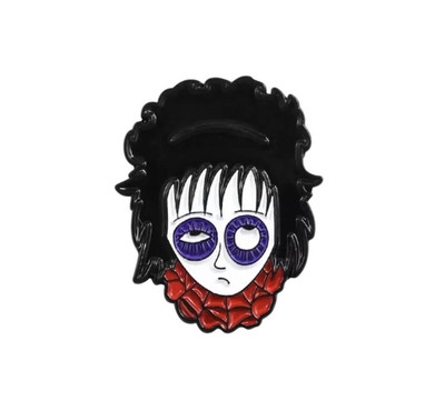 Beetlejuice Movie Lydia Horror Halloween Cartoon Character Enamel Metal Pin NEW