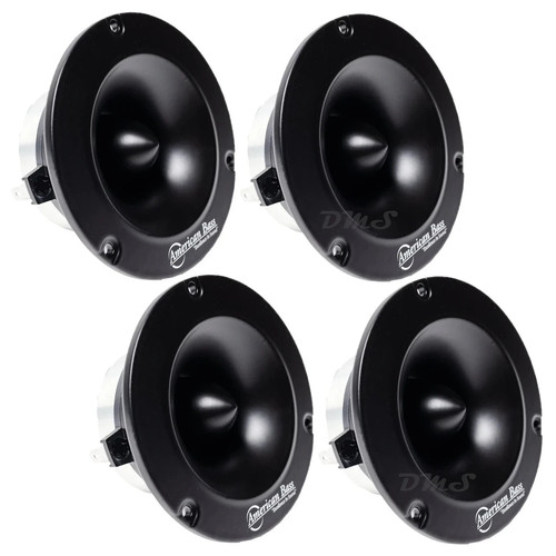 (4) American Bass 1.25 Inch 150W 8 Ohm Pro Compression Tweeters | ABT-ND BC