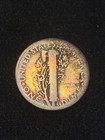 1926-S Silver Mercury Dime, Key Date, Colorful Album Toning — photo 2