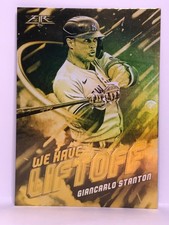 2021 Topps Fire Giancarlo Stanton #WHL-13 Gold We Have Liftoff New York Yankees