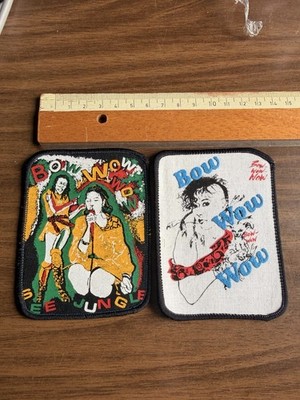 Set2 BOW-WOW-WOW-Patch/Aufnäher, NEW WAVE, 80er J. #31