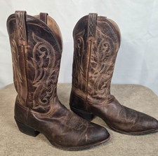 Ariat Mens Cowboy Boot Circuit R Toe, Size 11, Dark Brown Style 10023165