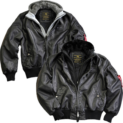 Alpha Industries Ma 1 D Tec Fl Leather Jacket Flight Bomber Blouson Ebay