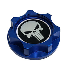 Blue Cnc Billet Engine Oil Filler Cap For Honda Civic Acura The Punisher Jdm New