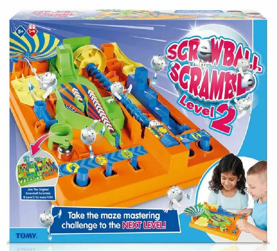 Tomy Screwball Scramble Level 2 Retro Children Kids Preschool