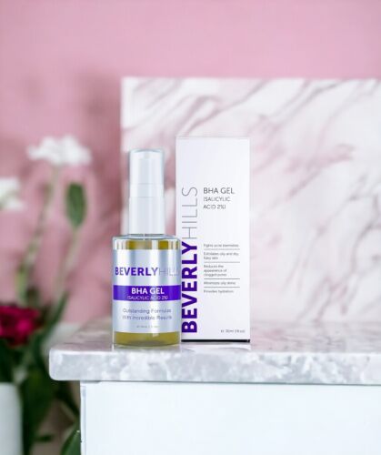 BHA Gel Skincare Salicylic Acid Facial Exfoliator Acne Treatment Wellbeing - Picture 1 of 6