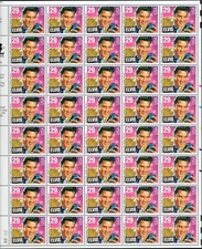 Scott #2721 Elvis Presley King of Rock & Roll Full Sheet of 40 Stamps - MNH