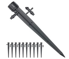 25 Pcs Drip Irrigation Emitters Adjustable Flow 018 Gph Irrigation Drippers With