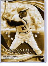 Roberto Clemente 2019 Topps Update Perennial All-Stars 5x7 Gold #PAS-20 /10 Pira