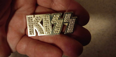 Kiss Logo Rhinestone Pin Kiss Rhinestone Pin | eBay
