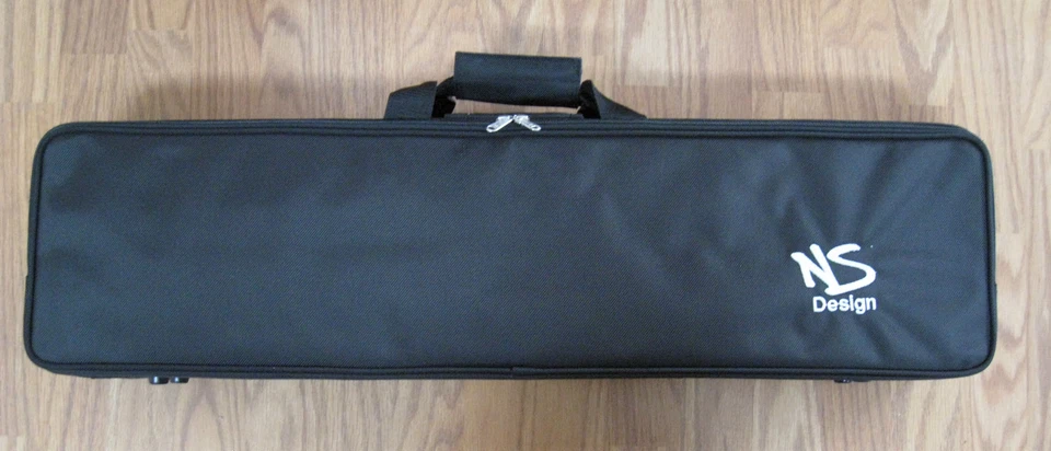 NS Design WAV - 4 Violin Silver Metallic  with Hard Case  - Image 2 of 4