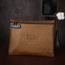 1 PC BN Lockable bank bag large 13.75"X10.75" money bags with lock locking bank