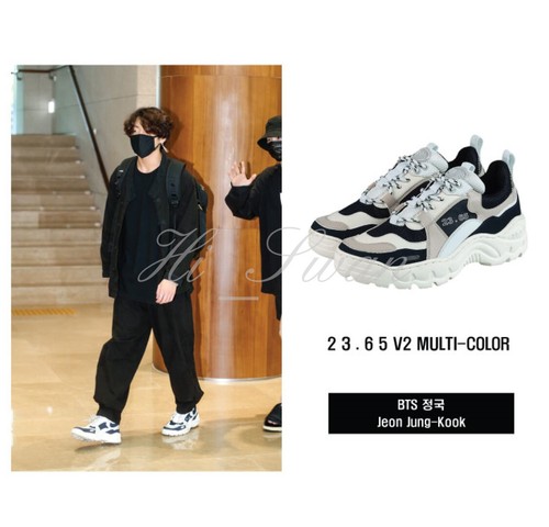 BTS JUNGKOOK WEAR UNISEX SHOES 23.65 V2 