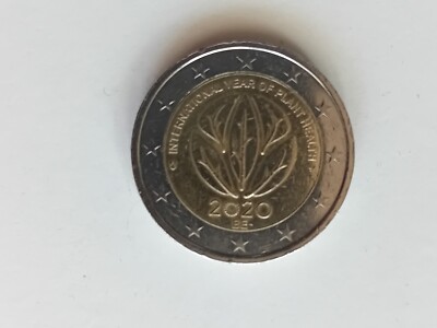Belgian commemorative 2-euro coin 2020 International year of plant health |  eBay