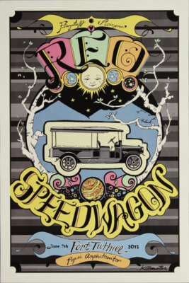 REO Speedwagon Poster 6/7/2013 Fort Tuthill Pepsi Amphitheater