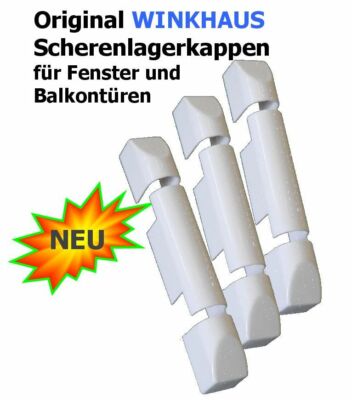 Winkhaus Sicherungskappe Abdeckkappe,Scherenlagerkappe NEU, Weiß,SPWS Ersatzteil