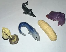 Yowie Series Collection Sea Creature Miniature Figures Lot of 5