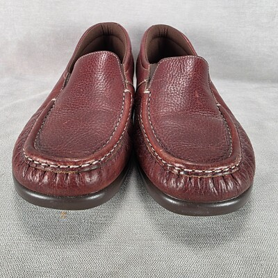 SAS Twin Mulch Loafer Shoes Women 7.5M Brown Leather Tripad  display picture 2