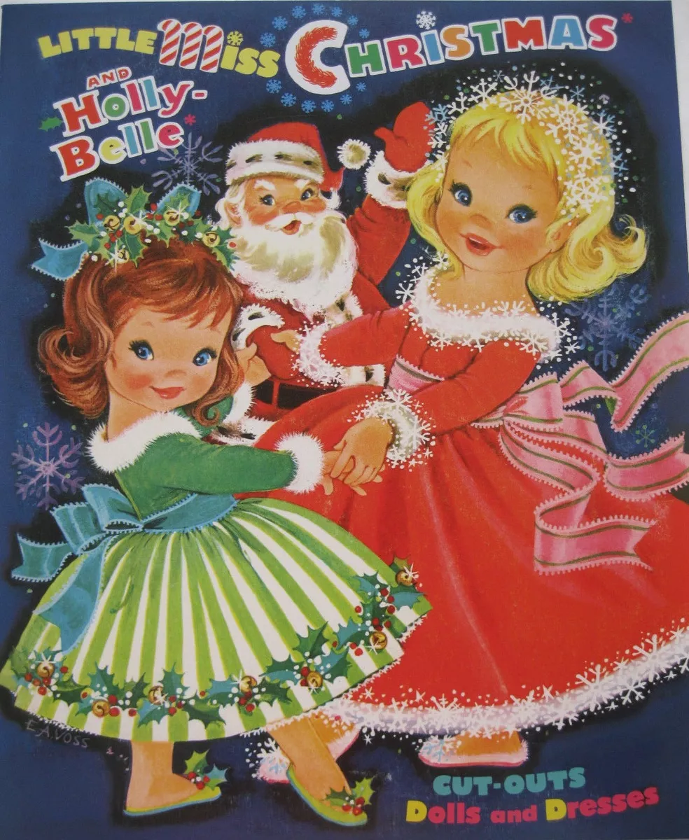 Christmas Paper Doll Book