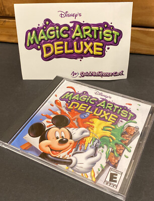 Disney s Magic Artist Deluxe (PC CD-ROM Interactive Game Program 2001) VGC 