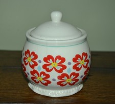 PIONEER WOMAN CANISTER SUGAR BOWL FLEA MARKET RETRO FLORAL EXC