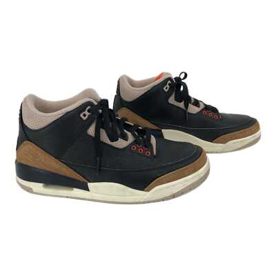 Jordan Black/Gray Athletic Sneakers | Faux Leather & Versatile Design Jordan Black/Gray Athletic Sneakers | Faux Leather  main image 4