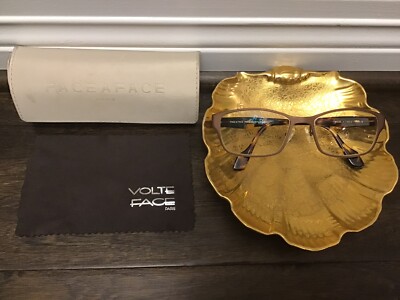 Face a Face Paris Wilde 3 Eyeglasses Frame Brown Tortoise TM02 57-18 Copper Nice