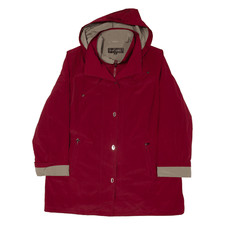 Fleet Street Coat Red Womens Xl