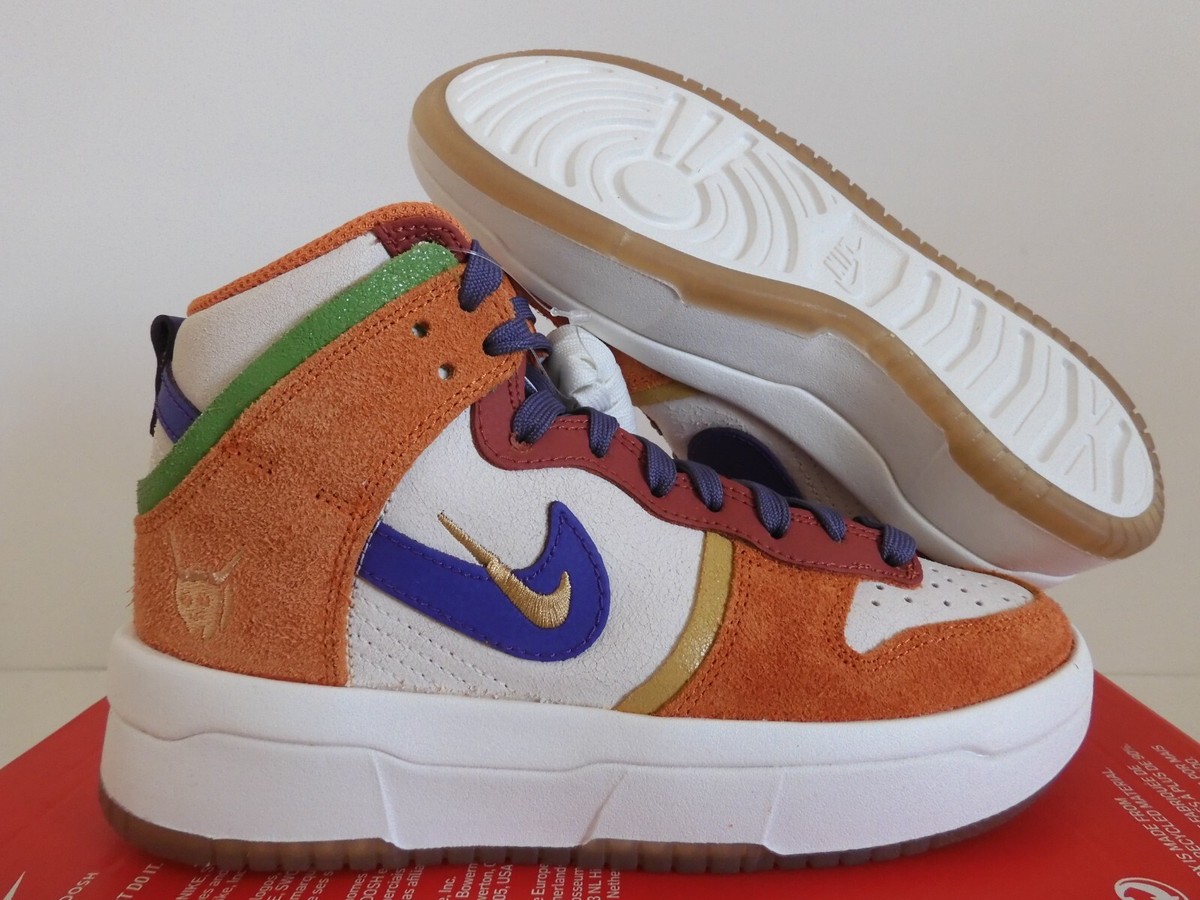 WMNS NIKE DUNK HIGH UP PREMIUM SAIL-CANYON PURPLE SZ 5 [DQ5012-133 