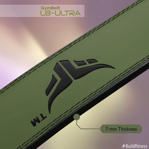 Mytra Fusion Weight Lifting Belt Double Prong Buckle Power Lifting Back Support - Picture 3 of 20