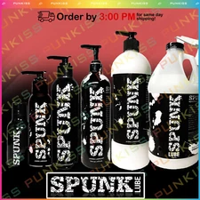 SPUNK Lube Hybrid Lubricant💋Water & Silicone Based Realistic Jizz Cum Lube Gel