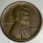 1922-D Lincoln Wheat Cent ~Weak "D" Variety  VERY GOOD (VG) Condition - SR473