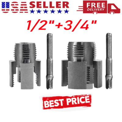 Integrated Internal & External Pipe Threading-Tool, PVC Pipe Threader Kit US