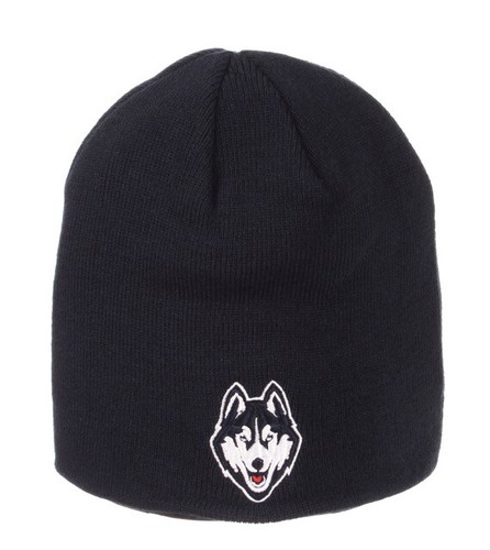 UConn Huskies Blue Edge Beanie Hat Cap 