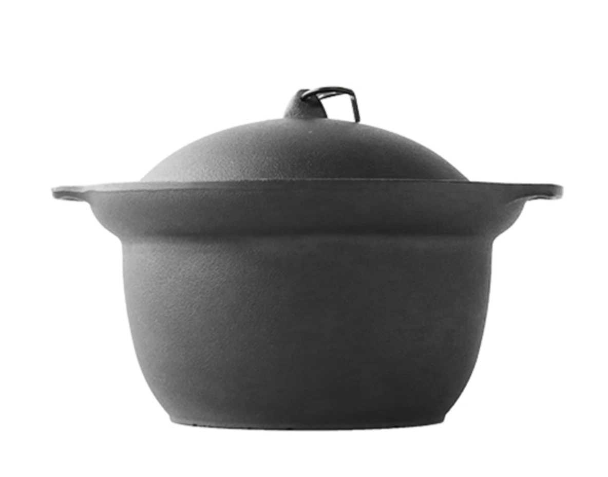 Modern Nambu Tekki Rice Cooker – Traditional Japanese Cast Iron Pot (3-Cup)