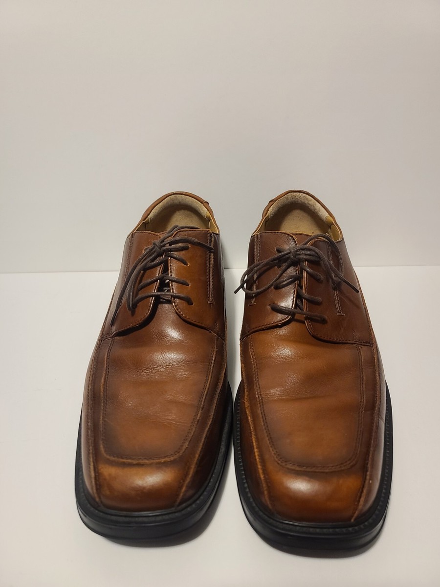 brown dockers dress shoes DOCKERS Pro Style Mens Oxford Dress Shoes Brown Lace Up Low Top Leather Sz.  13-M