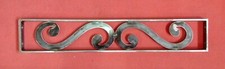 RINGHIERA Parapetto Balaustra finestra . Ferro disegno laser cm 85 x 15 . 1045
