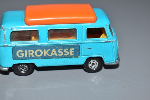 Matchbox Nr.23 VW Camper blau "Girokasse" Werbemodell 1970 Fach #B4 - Bild 7 von 10