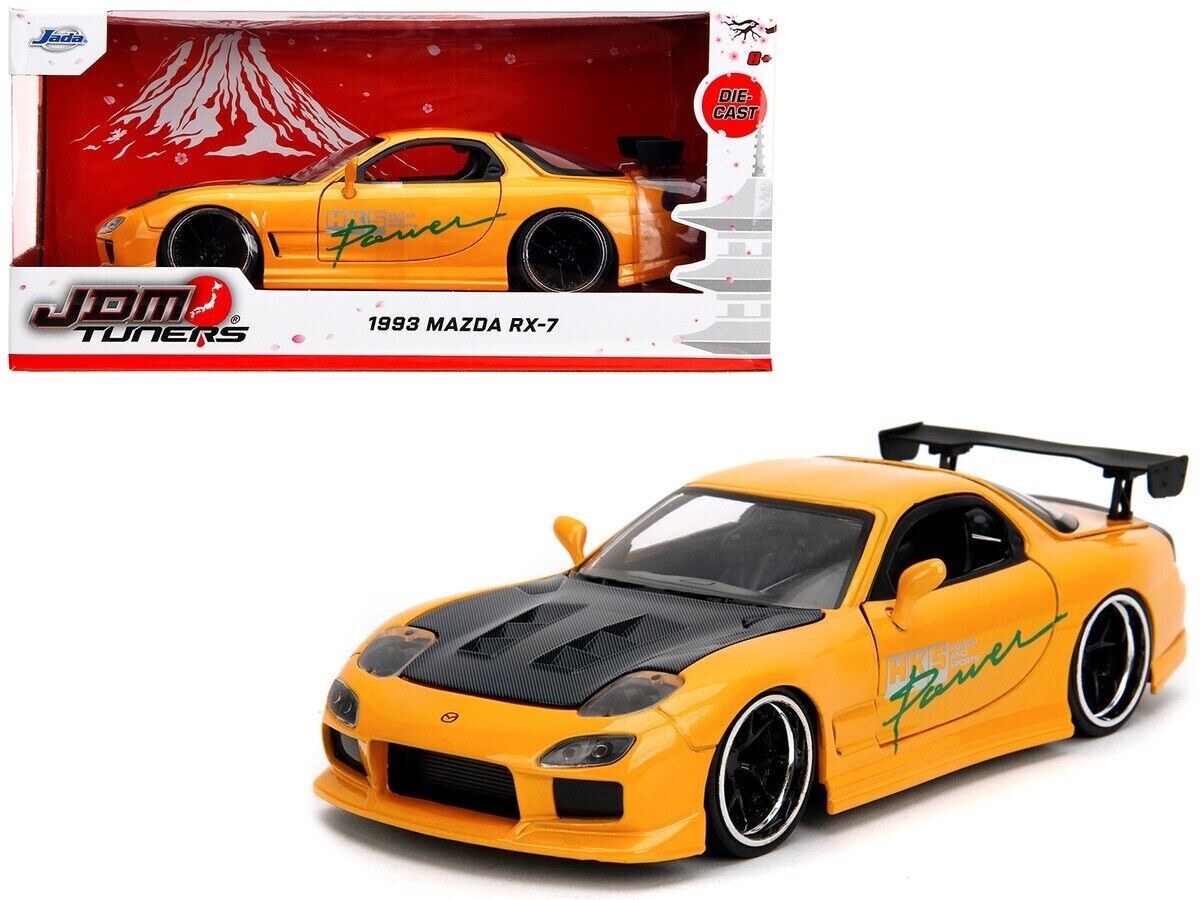 JADA JDM TUNERS MAZDA RX-7 HKS TUNED 1/24 DIECAST MODEL CAR